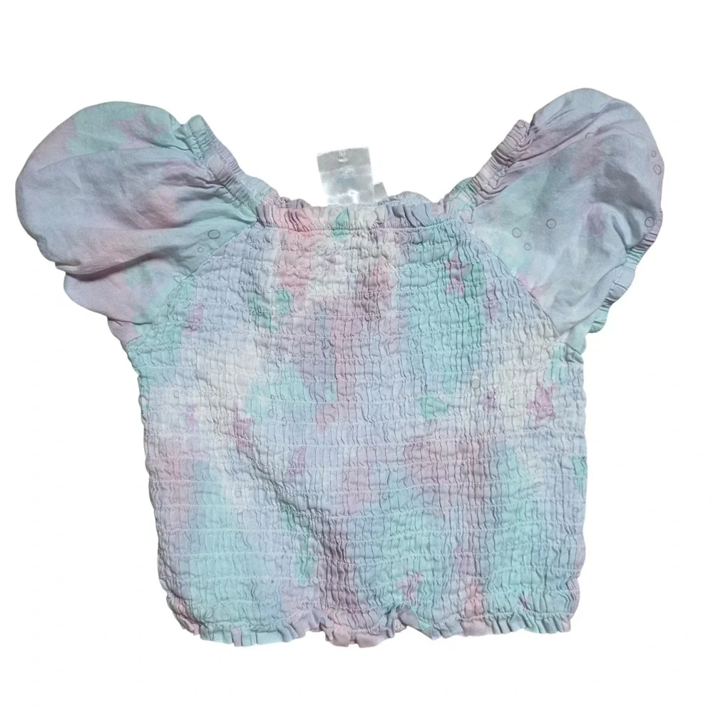 Disney Little Mermaid Colleen Atwood Pastel Smocked‎ Top and Skirt Set Kids 4T